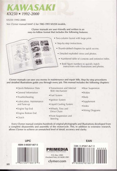 1992 kawasaki kx 250 repair manual pdf