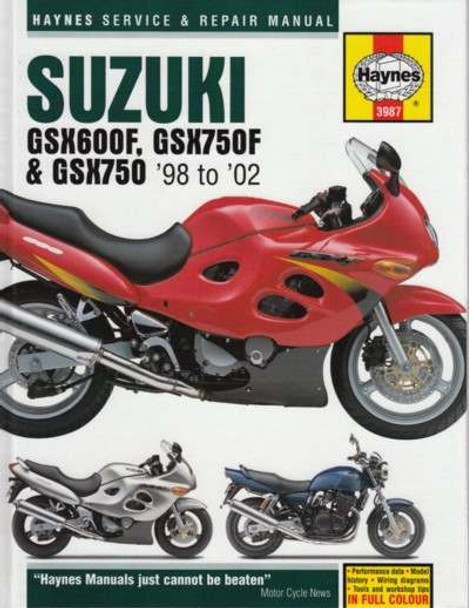 Gsx750f repair manual Gsx750f repair manual