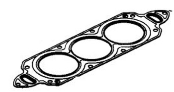 OEM MerCruiser Big Block Ec Collector Gasket 27-866390 OEM MerCruiser Big Block Ec Collector Gasket 27-866390
