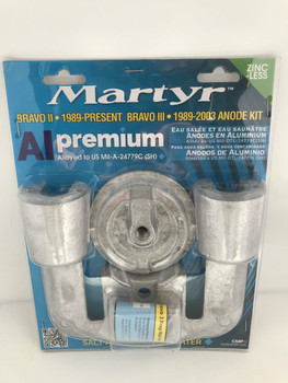 Martyr MerCruiser Bravo 2 & 3 Anode Kit (Aluminum) CMBRAVO23KITA Martyr MerCruiser Bravo 2 & 3 Anode Kit (Aluminum) CMBRAVO23KITA