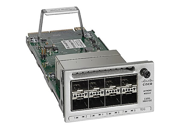 C3850-NM-*-10G with 8 SFP+ slots for SFP-10G-LR-S-FL