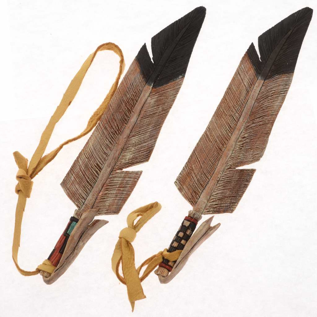 crafts milton new c 22078 Hopi Collectible Cottonwood Feather