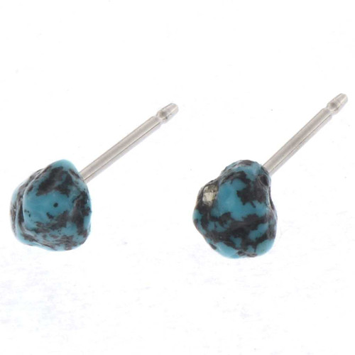 Turquoise Nugget Earrings 25621 Turquoise Nugget Earrings 25621