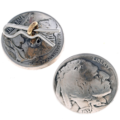 Indian Head Nickel Button 24608 Indian Head Nickel Button 24608