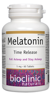 Bioclinic Naturals Melatonin 5 mg - Time Release 60 Tablets Bioclinic Naturals Melatonin 5 mg - Time Release 60 Tablets