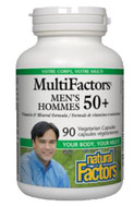 Natural Factors Men's 50+ MultiFactors 90 Veg Capsules Natural Factors Men's 50+ MultiFactors 90 Veg Capsules
