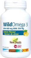 New Roots Wild Omega 3 EPA 660 mg DHA 330 mg 120 Softgels New Roots Wild Omega 3 EPA 660 mg DHA 330 mg 120 Softgels