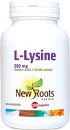 New Roots L-Lysine 500 mg 250 Veg Capsules New Roots L-Lysine 500 mg 250 Veg Capsules