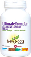 New Roots Ultimate Bromelain 500 mg 90 Veg Capsules New Roots Ultimate Bromelain 500 mg 90 Veg Capsules