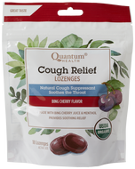 Quantum Health Cough Relief Organic Bring Cherry Flavor 18 Lozenges Quantum Health Cough Relief Organic Bring Cherry Flavor 18 Lozenges