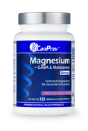 CanPrev Magnesium + GABA & Melatonin for Sleep 120 Veg Capsules CanPrev Magnesium + GABA & Melatonin for Sleep 120 Veg Capsules