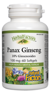 Natural Factors HerbalFactors Panax Ginseng 60 Softgels Natural Factors HerbalFactors Panax Ginseng 60 Softgels