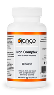 Orange Naturals Iron Complex 20 mg 60 Veg Capsules Orange Naturals Iron Complex 20 mg 60 Veg Capsules