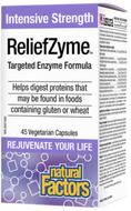 Natural Factors ReliefZyme Intensive Strength 45 Veg Capsules Natural Factors ReliefZyme Intensive Strength 45 Veg Capsules