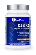 CanPrev D3 & K2 120 Softgels CanPrev D3 & K2 120 Softgels