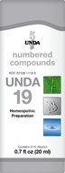 Unda 19 - 20 ml (0.7 fl oz) Unda 19 - 20 ml (0.7 fl oz)
