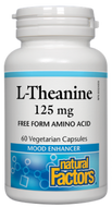 Natural Factors L Theanine 125 Mg 60 Veg Capsules Natural Factors L Theanine 125 Mg 60 Veg Capsules