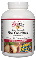 Natural Factors Organic MacaRich Super Strength Maca Concentrate 500 mg 90 Veg Capsules Natural Factors Organic MacaRich Super Strength Maca Concentrate 500 mg 90 Veg Capsules