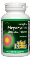 Natural Factors Complete Megazymes 180 Tablets Natural Factors Complete Megazymes 180 Tablets