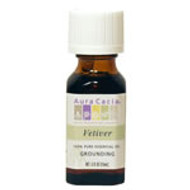 Aura Cacia Organic Vetiver Essential Oil 7.5 ml Aura Cacia Organic Vetiver Essential Oil 7.5 ml