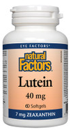 Natural Factors Lutein 40 Mg 60 Softgels Natural Factors Lutein 40 Mg 60 Softgels