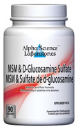 Alpha Science MSM& D-Glucosamine Sulphate 90 Capsules Alpha Science MSM& D-Glucosamine Sulphate 90 Capsules