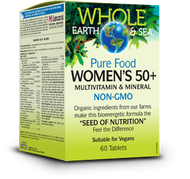 Whole Earth & Sea Women's 50+ Multivitamin & Mineral 60 Tablets By Natural Factors Whole Earth & Sea Women's 50+ Multivitamin & Mineral 60 Tablets By Natural Factors