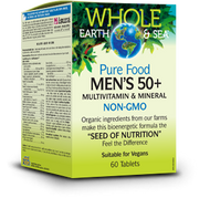 Whole Earth & Sea Men's 50+ Multivitamin & Mineral 60 Tablets By Natural Factors Whole Earth & Sea Men's 50+ Multivitamin & Mineral 60 Tablets By Natural Factors