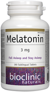 Bioclinic Naturals Melatonin 3 mg - 180 Sublingual Tablets Bioclinic Naturals Melatonin 3 mg - 180 Sublingual Tablets