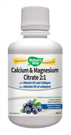 Nature's Way Calcium & Magnesium Citrate 2:1 With K2 and Collagen Liquid Blueberry 500 ml Nature's Way Calcium & Magnesium Citrate 2:1 With K2 and Collagen Liquid Blueberry 500 ml