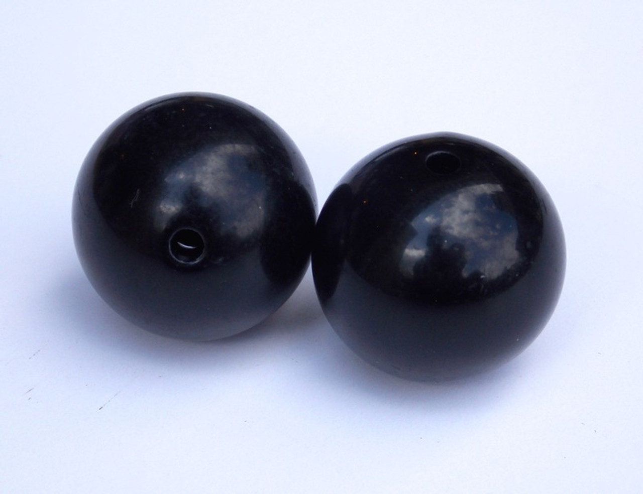 Outrigger Balls set of 2 1" black plastic balls