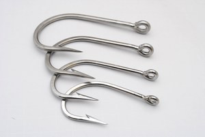 Big Game SS Welded Eye Hooks 3X 11/0 & 12/0 set of 5