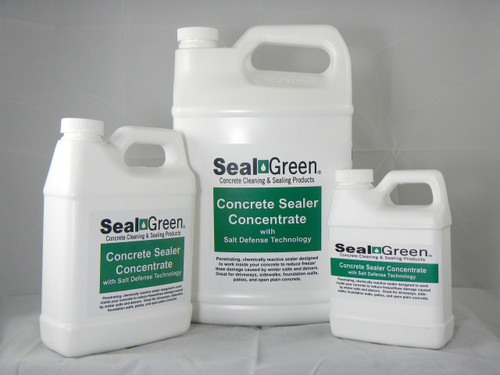 SealGreen Garage Floor Sealer does not change the original look of the concrete SealGreen Garage Floor Sealer does not change the original look of the concrete