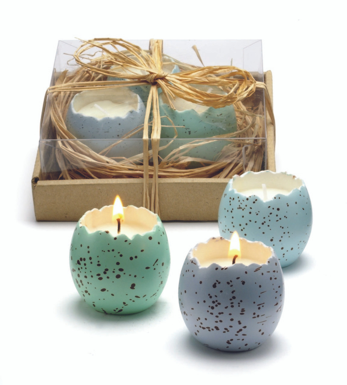 Cracked Egg Candles, Set of 3 Little Obsessed