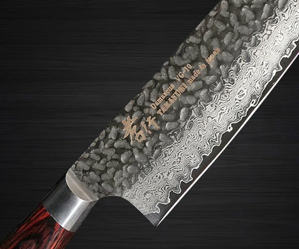 Damascus Kitchen Knife Set Made in Usa 
