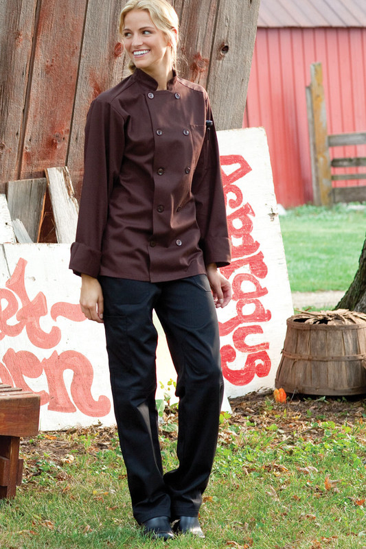 Grunge Cargo Chef Pants in Black