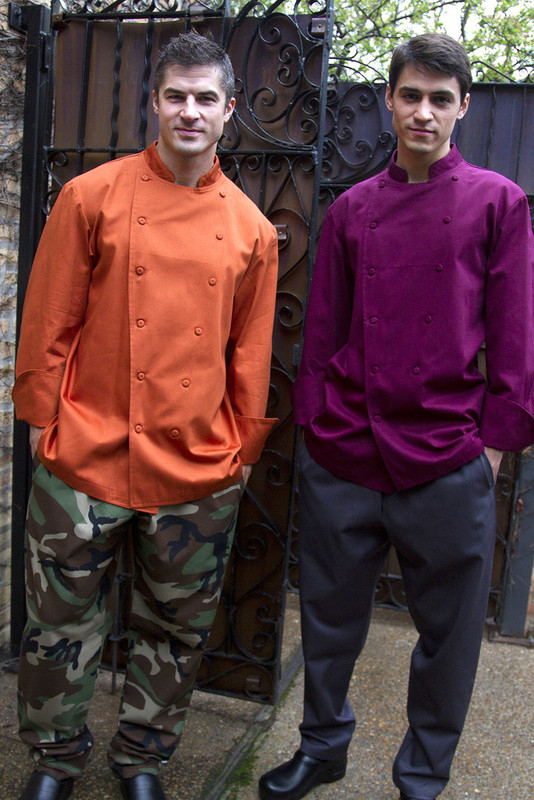 Traditional Chef Coat in 100% Organic Cotton Twill - more colors!