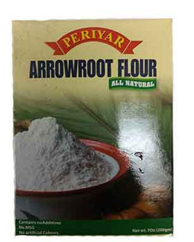 Buy 2 Get 1 Free . Periyar Arrowroot Flour - 200 gms($12.99 for 3) Buy 2 Get 1 Free . Periyar Arrowroot Flour - 200 gms($12.99 for 3)