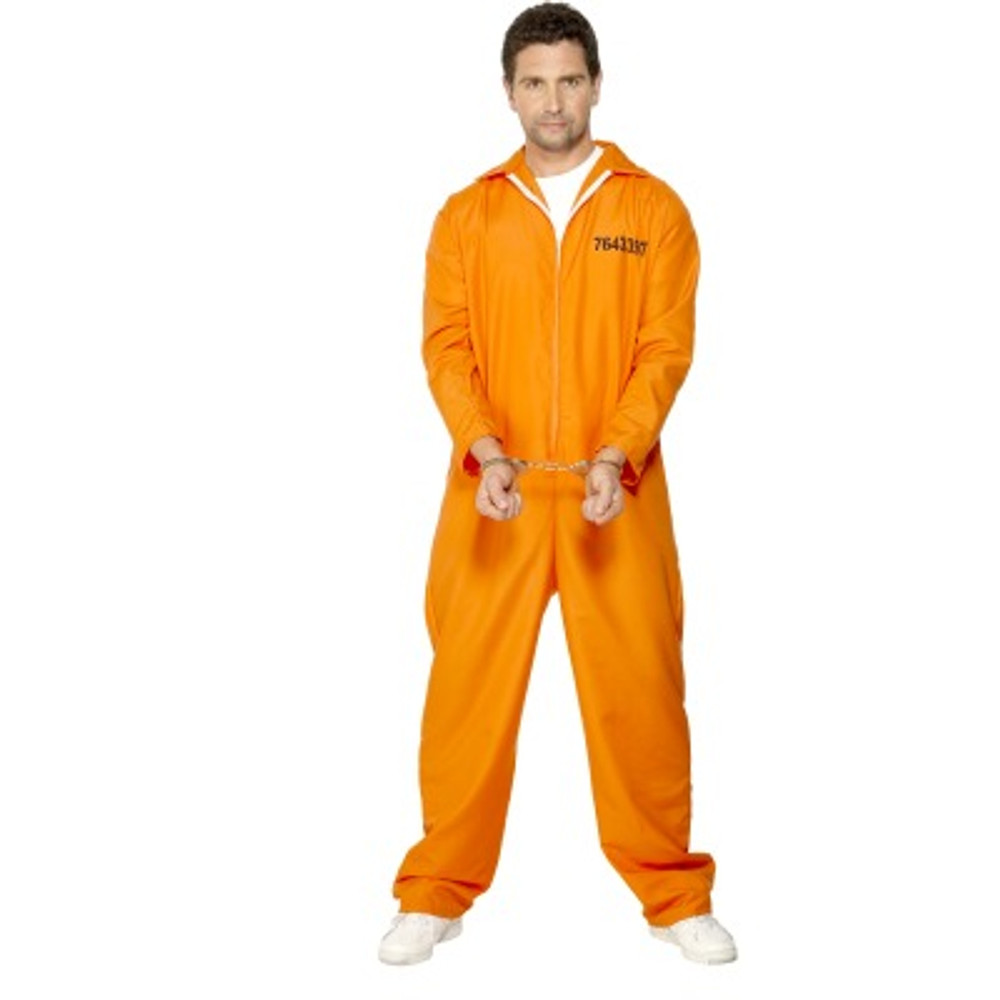 Prisoner - Got Busted Orange Mens Costume Affordable Costumes Fast Shipping 