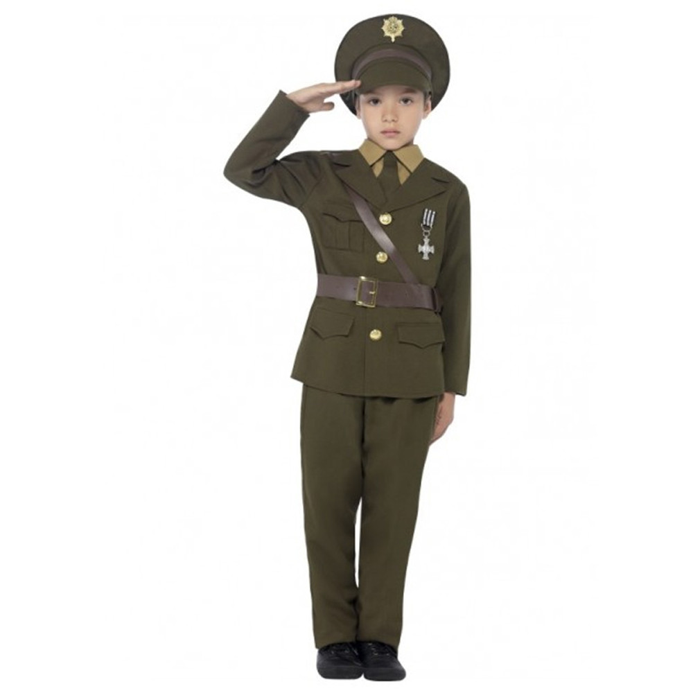 Army Officer Boys Costume Book Week FInd Your Treasure