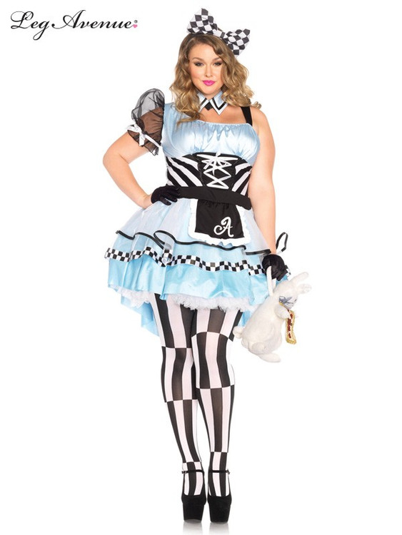 Alice in Wonderland Psychedelic Alice Plus Size Womens Costume
