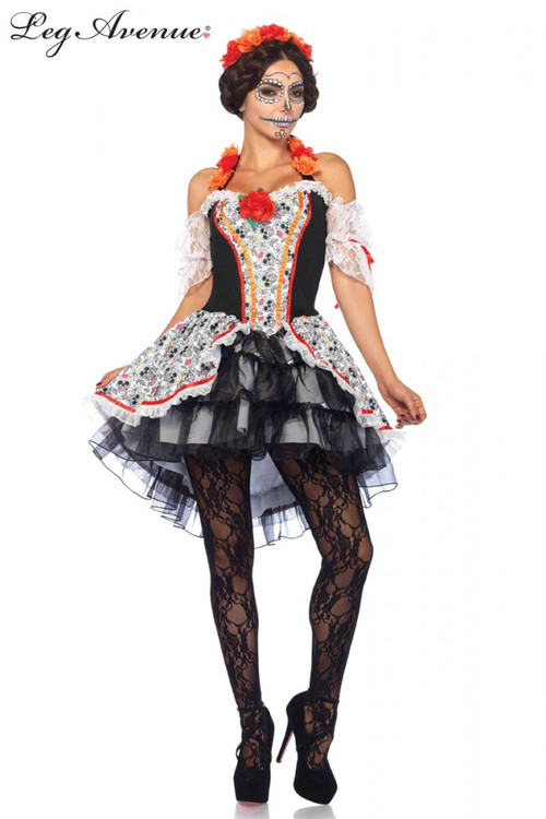 Sugar Skull Senorita Womens Costume