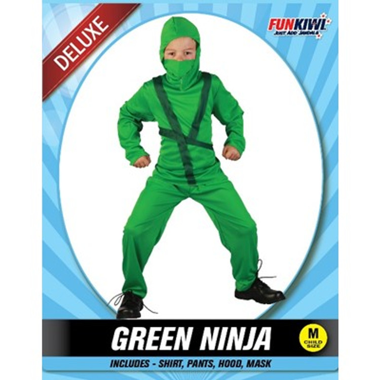 Ninja Green Kids Costume
