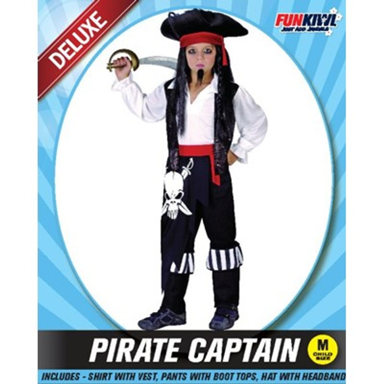 Pirate Captain Boys Costume