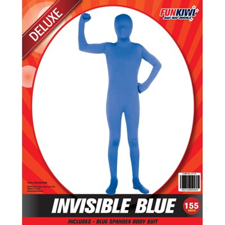 Invisible Blue Kids Costume