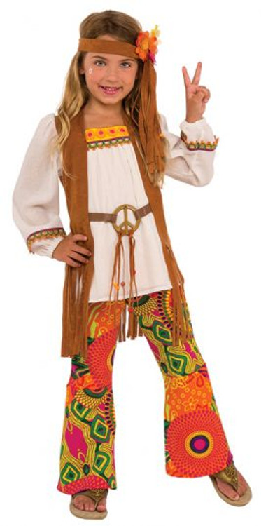 1960's Flower Child Girls Costume