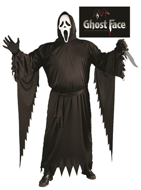 Scream Ghost Face Adult Costume - Plus