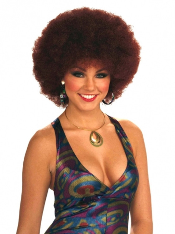Afro Wig - Disco Doll Red