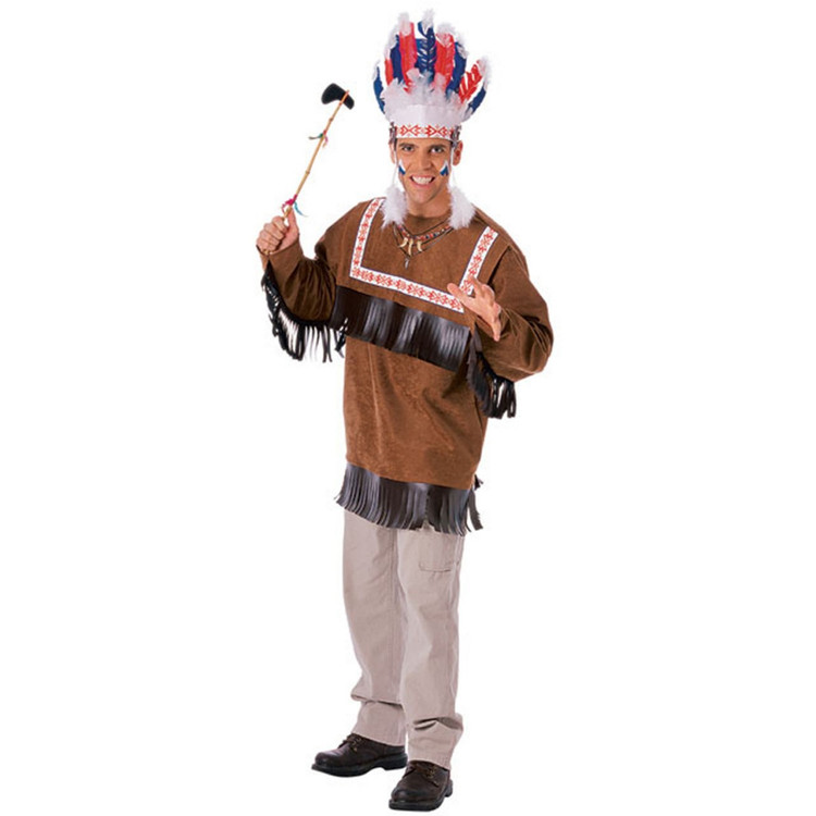 Adult Indian CHEROKEE WARRIOR Mens Costume