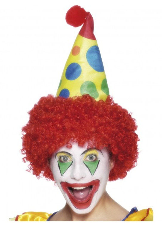 Clown Hat with Wig